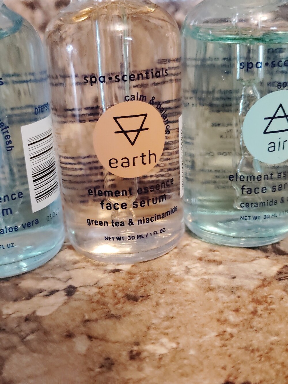 Fire water Earth and Air hydrating facial serum. Set of four $15 - Picture 4 of 5